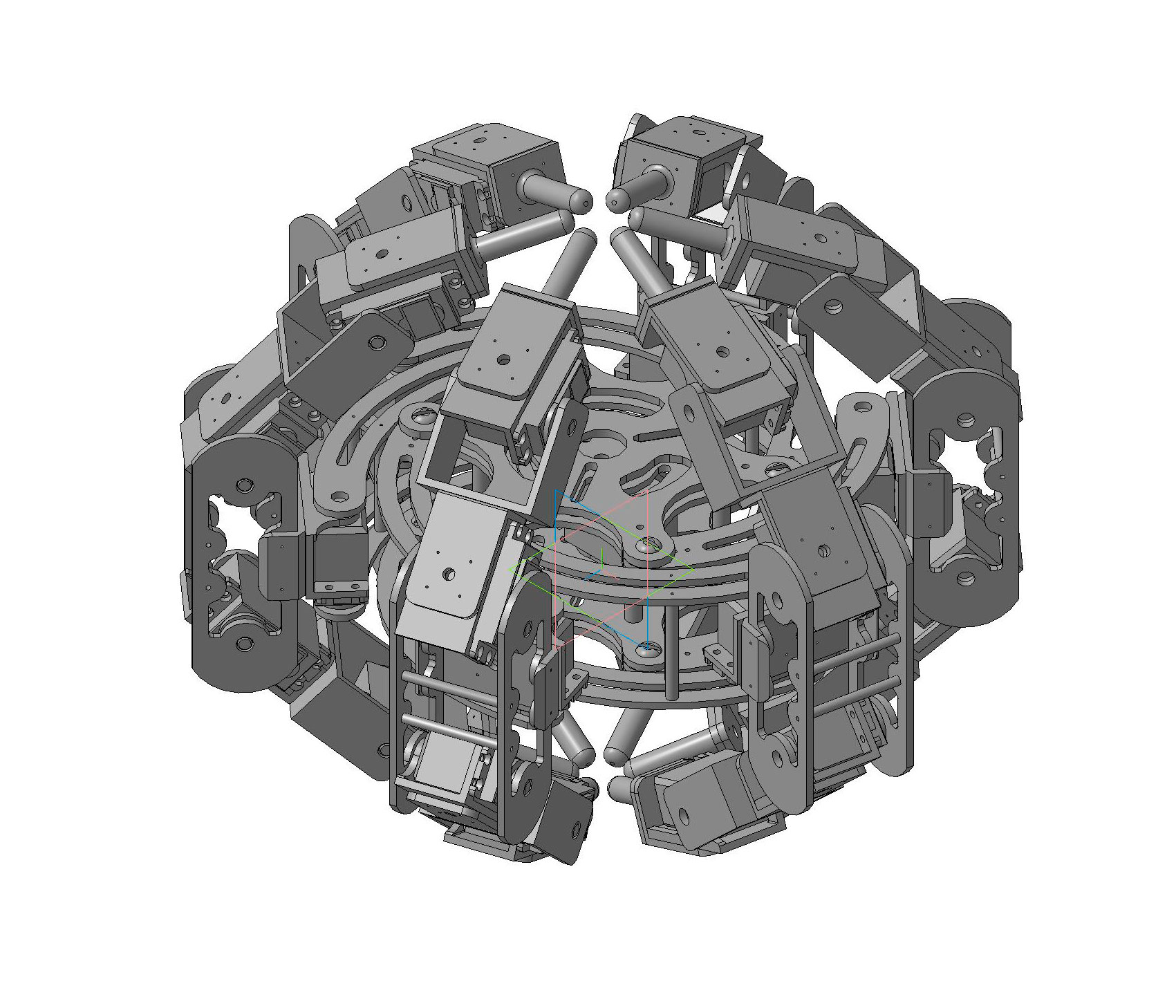 3D модель Робот шар