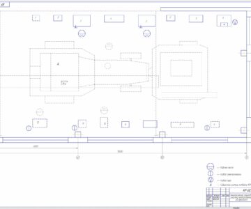 Чертеж Проектирование центра фирменного технического сервиса кормоуборочной техники производства ПО «Гомсельмаш» на базе ОАО «Смолевичский райагросервис»