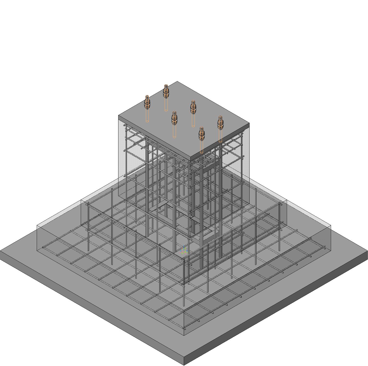 3D модель Фундамент РБУ