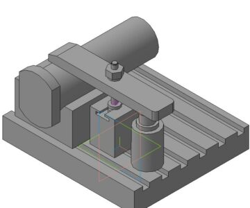 3D модель Конструкция СП для операции сверления