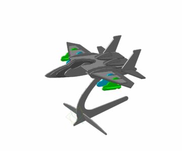 3D модель Конструктор F 15