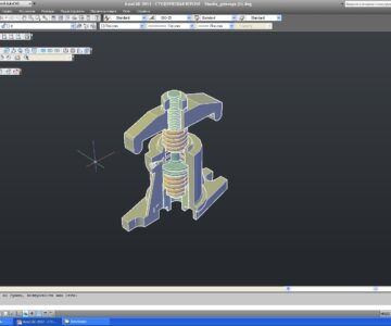 3D модель Прихват МЧ00.77 AutoCAD