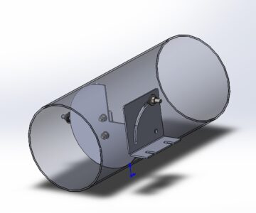 3D модель 3D Задвижка дымовой трубы