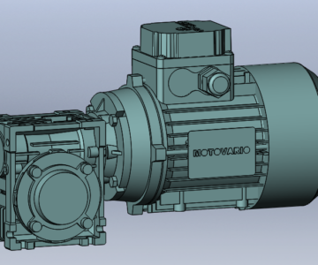 3D модель Редуктор MOTOVARIO с э/д