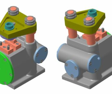 3D модель 3D модель пневматического кондуктора