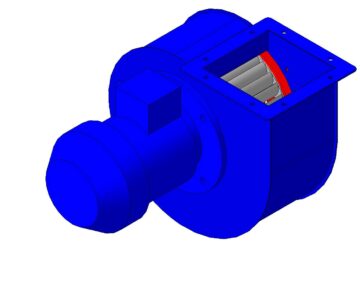 3D модель Вентилятор центробежный ВЦ 14-46 №2