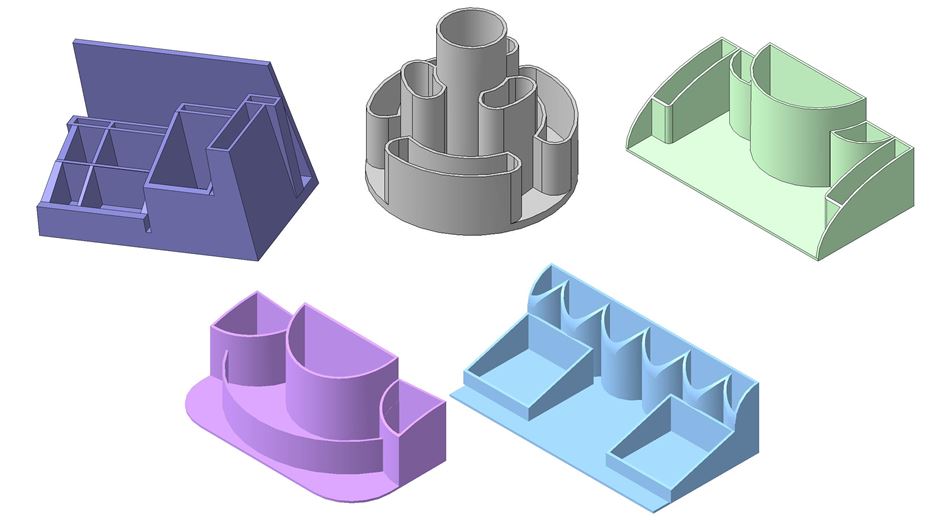 3D модель 3D органайзер