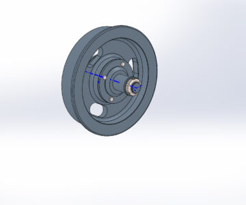 3D модель Колесо ведомое СБ