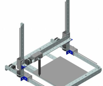 3D модель 3D принтер простейшая модель