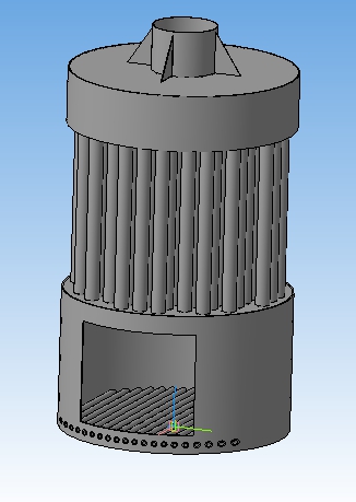 3D модель Котел КВР 0,47