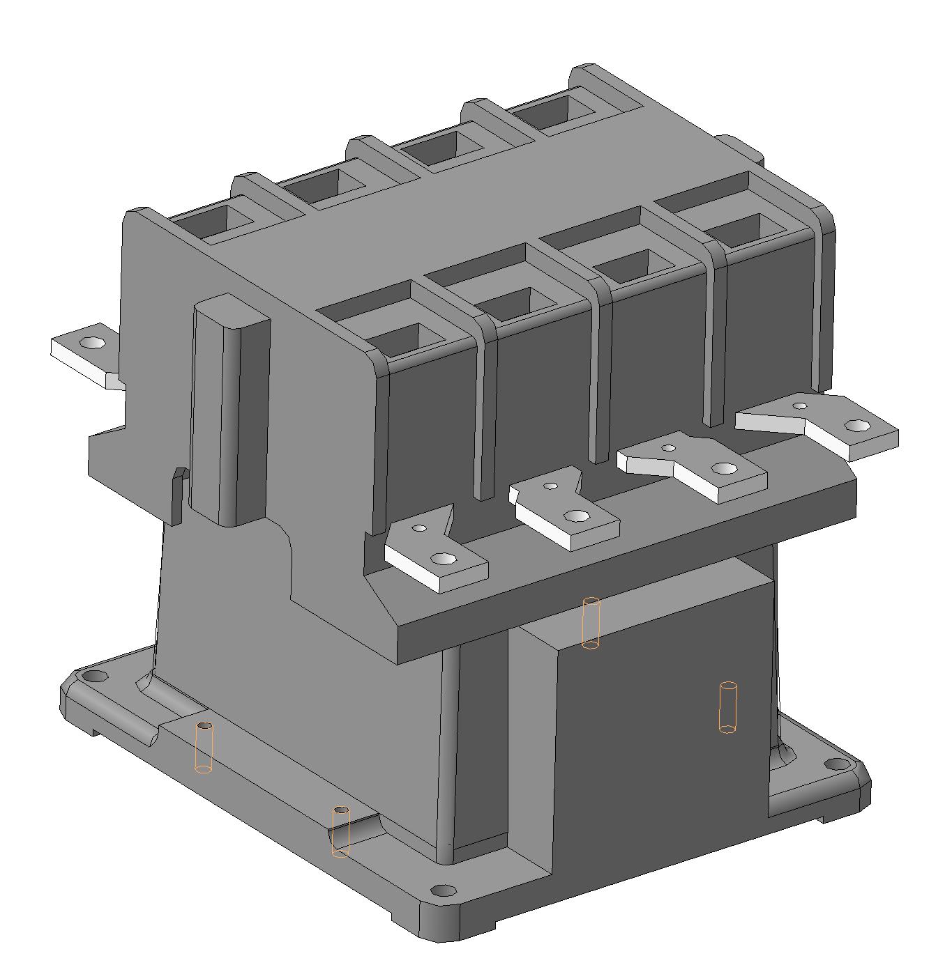 3D модель Контактор ABB EK 110-40-11-AL