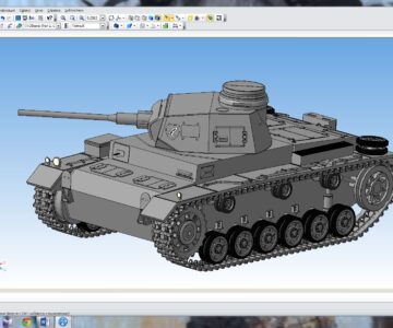 3D модель Pz.Kpfw III J1