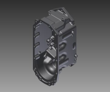3D модель Корпус коробки передач трактора