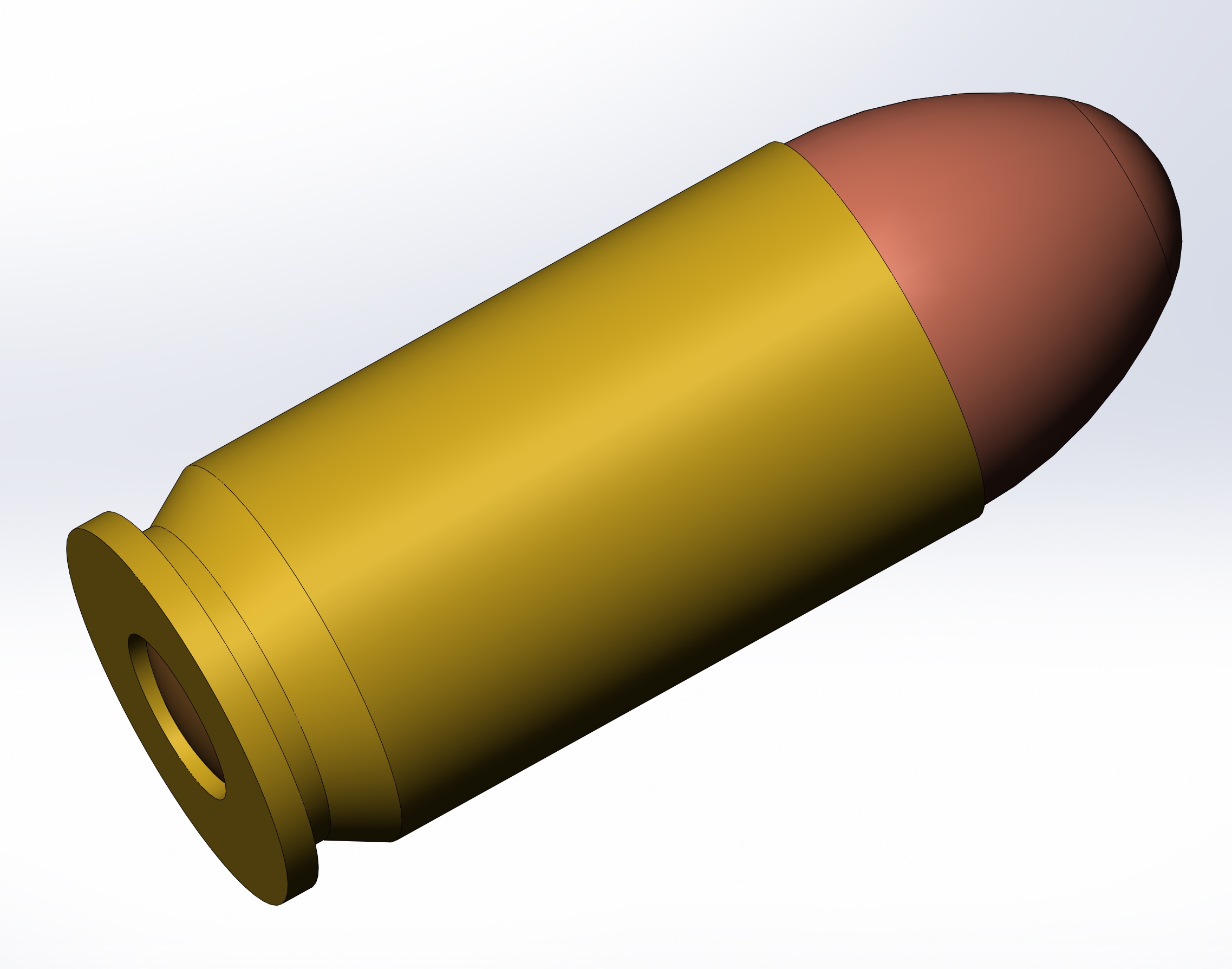 3D модель Патрон .45 АСР