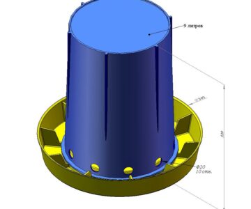 3D модель Кормушка ведро