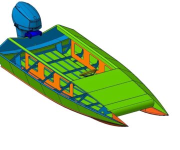 3D модель 3D модель катамарана класса SC-500