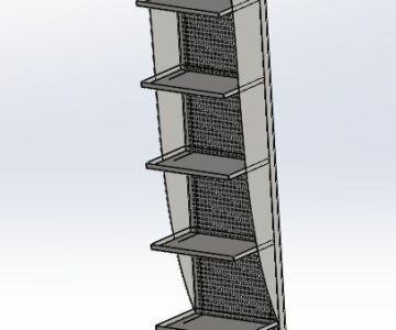 3D модель Торговый стеллаж