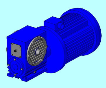 3D модель Мотор-редуктор МЧ-100