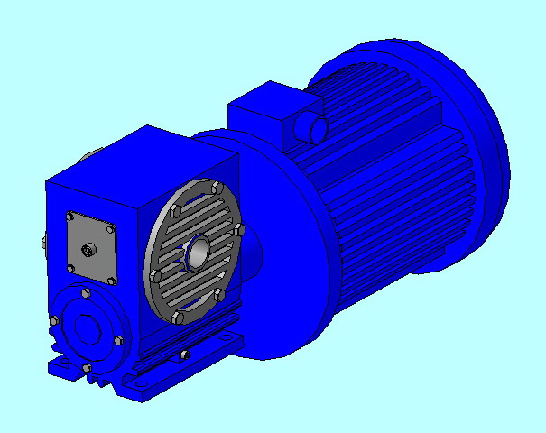 3D модель Мотор-редуктор МЧ-100