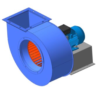 3D модель Дымосос Дн 3,5