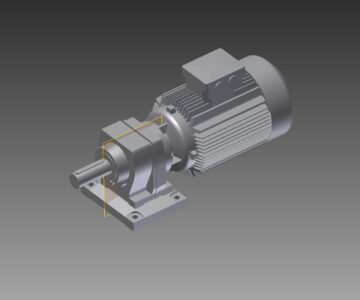 3D модель Мотор-редуктор KEB ZG3 DA132S4