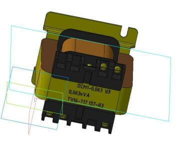 3D модель Трансформатор ОСМ1-0,063кВА