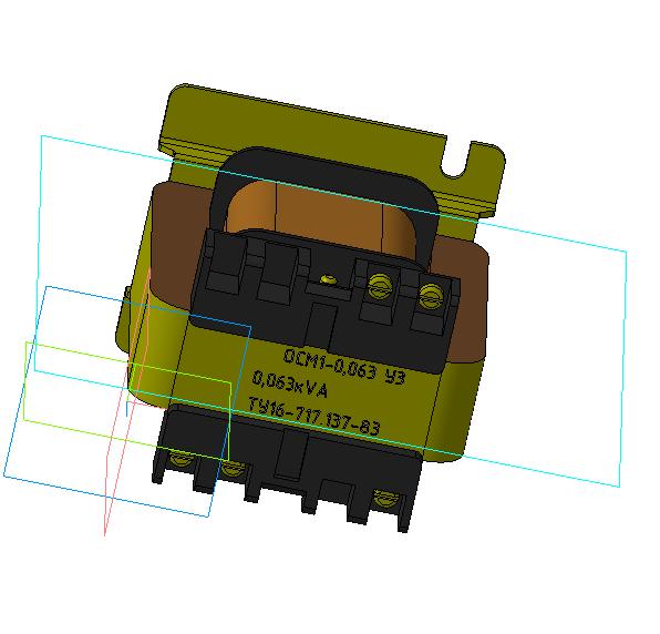 3D модель Трансформатор ОСМ1-0,063кВА