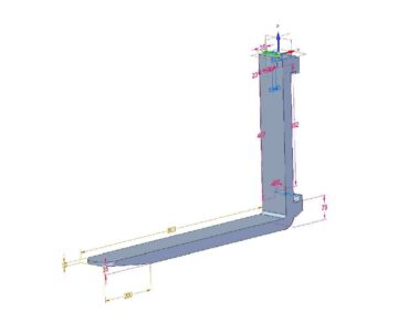 3D модель Вилы погрузчика