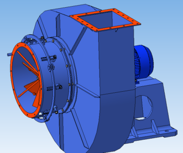 3D модель Дымосос Дн-8