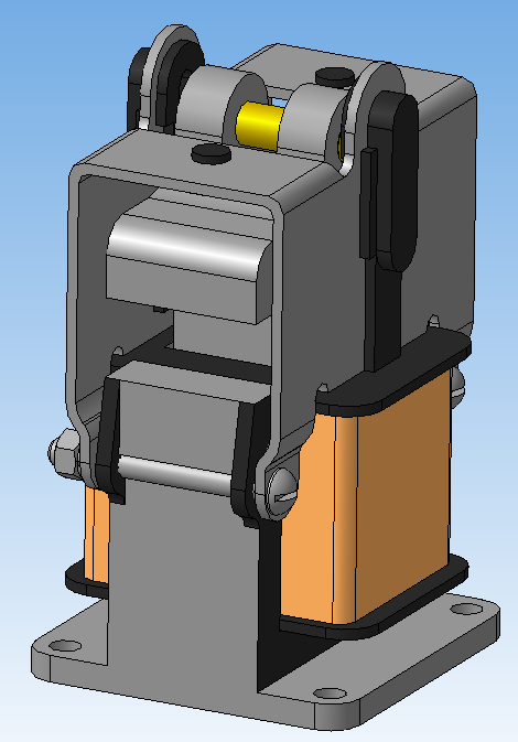3D модель Электромагнит ЭМ 33-51111-00 (аналог МИС -3100)
