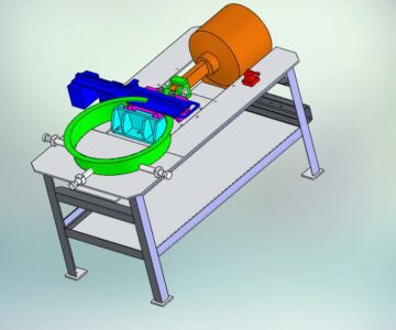 3D модель Устройство для подгибки концов обечайки