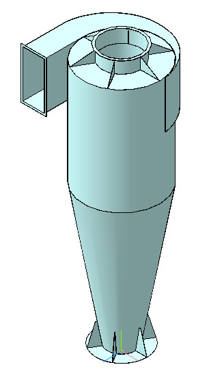 3D модель Циклон ЦДО-1800