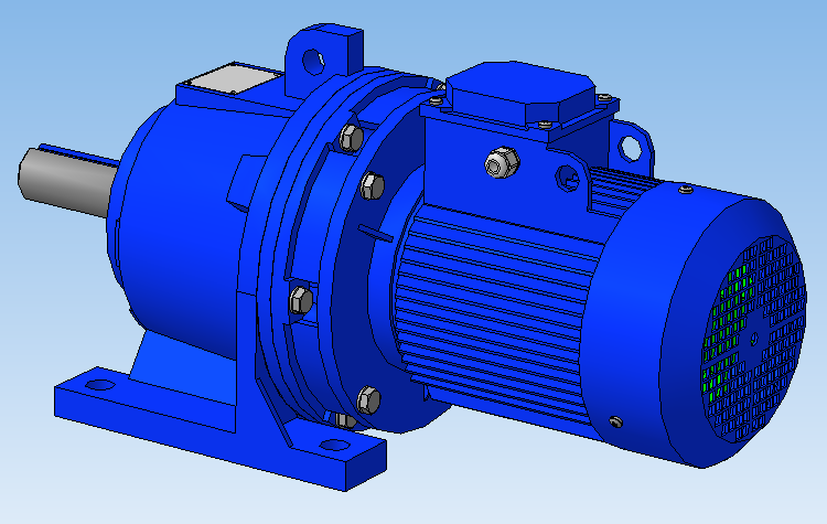 3D модель Мотор-редуктор ЗМП-50-18-1,1-G110
