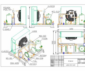 3D модель Агрегат LH84-4FC-5.2Y