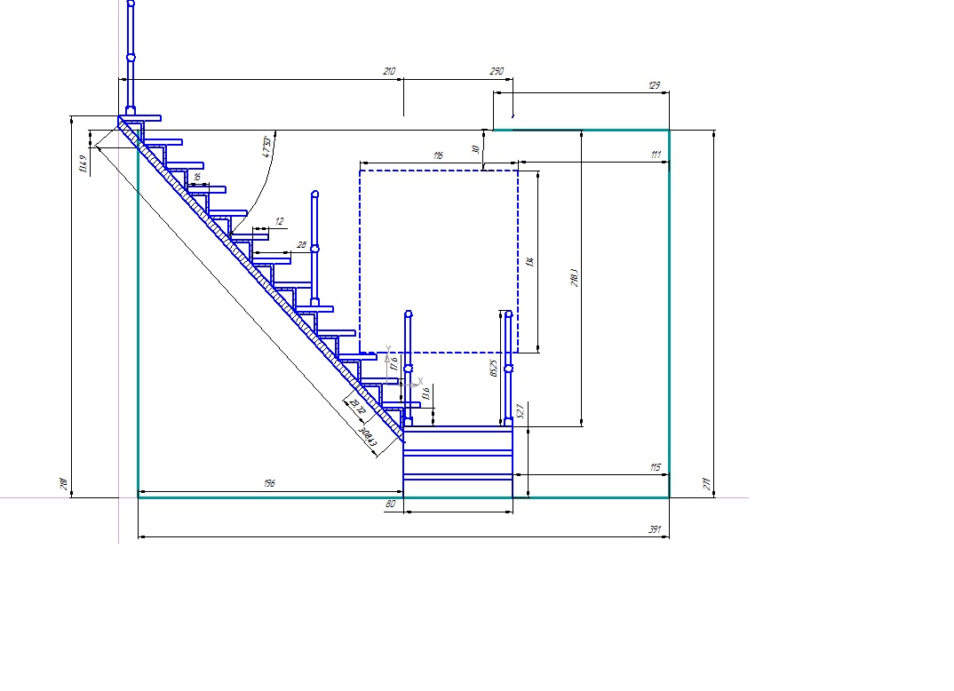Калькулятор расчета лестницы чертежи Чертеж лестницы - Чертежи, 3D Модели, Проекты, Архитектурные формы, Лестницы