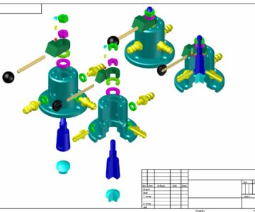 3D модель Пневмоаппарат крановый