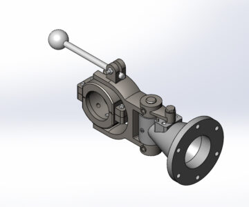 3D модель Отводка ручная МЧ00.14.00.00.СБ