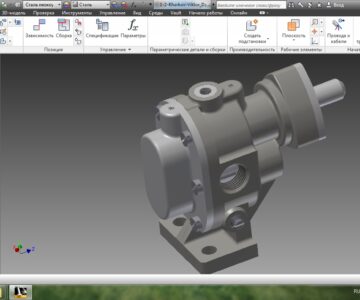 3D модель Насос шестеренный 51