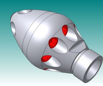 3D модель Гидроголовка для очистки труб