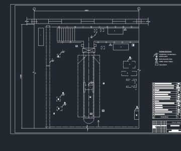 Чертеж Универсальный пост ТР на 456 атомобилей ГАЗ 66-11 с разработкой тележки для снятия и установки рессор