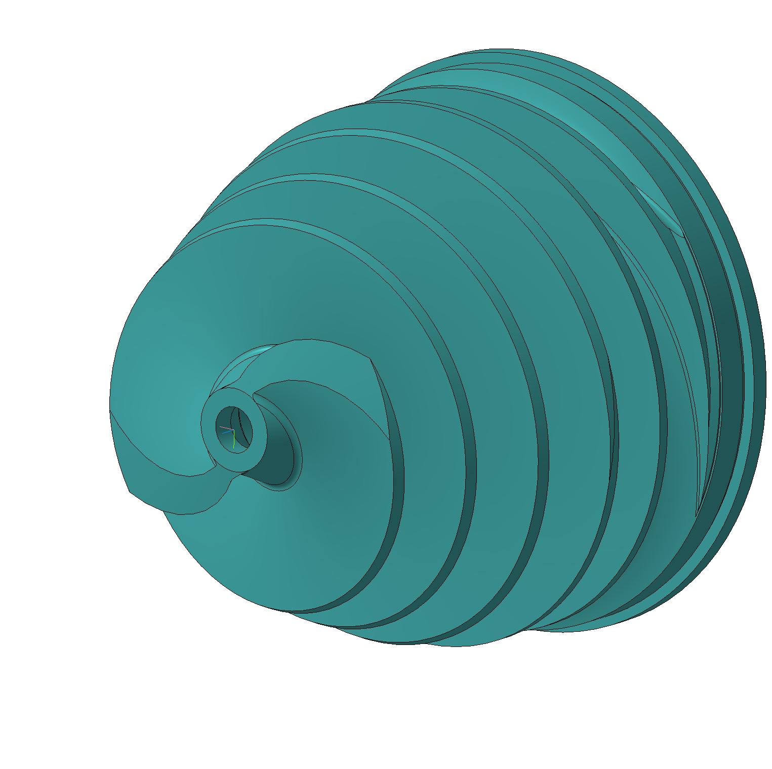 3D модель Шнек нефтяного насоса