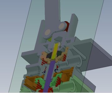 3D модель Анимированная модель "Тормозной кран автомобиля КамАЗ"