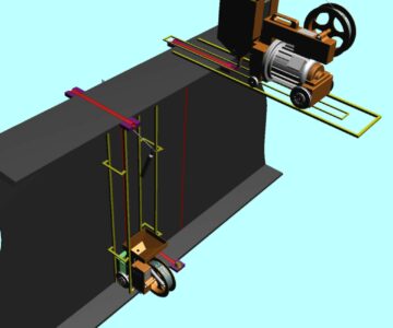 3D модель Сварной стык стальных балок, 3D