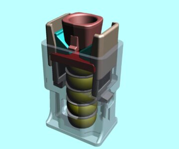 3D модель Поглощающий аппарат ПМКП-110, 3D