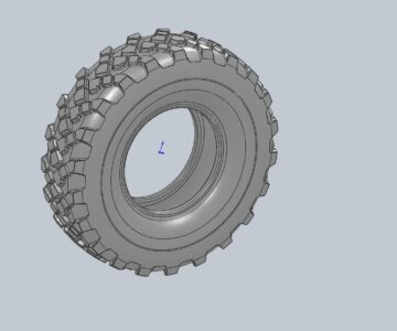 3D модель Покрышка колеса