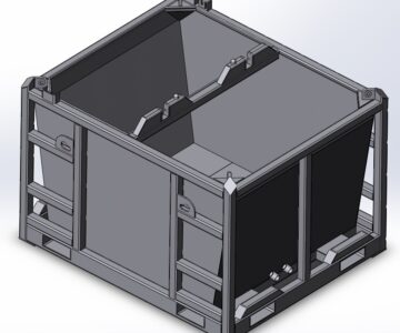 3D модель Корпус контейнера для бурового шлама