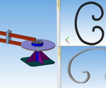 3D модель Приспособление для завивки и гибки балясин