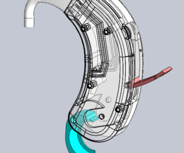 3D модель Корпус слухового аппарата