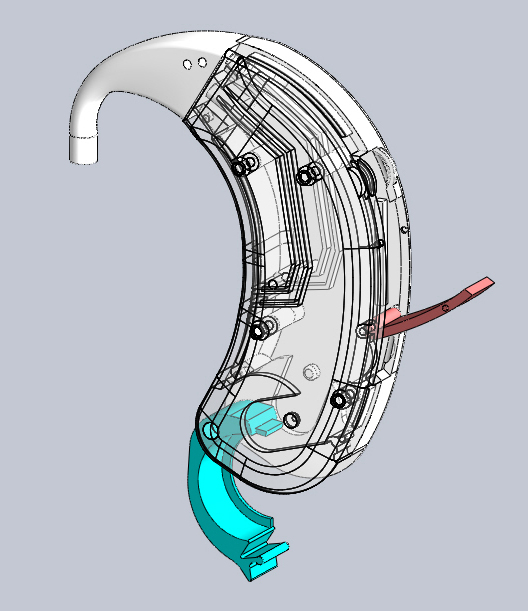 3D модель Корпус слухового аппарата