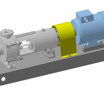 3D модель Привод насоса АХ3 15 К СД У2